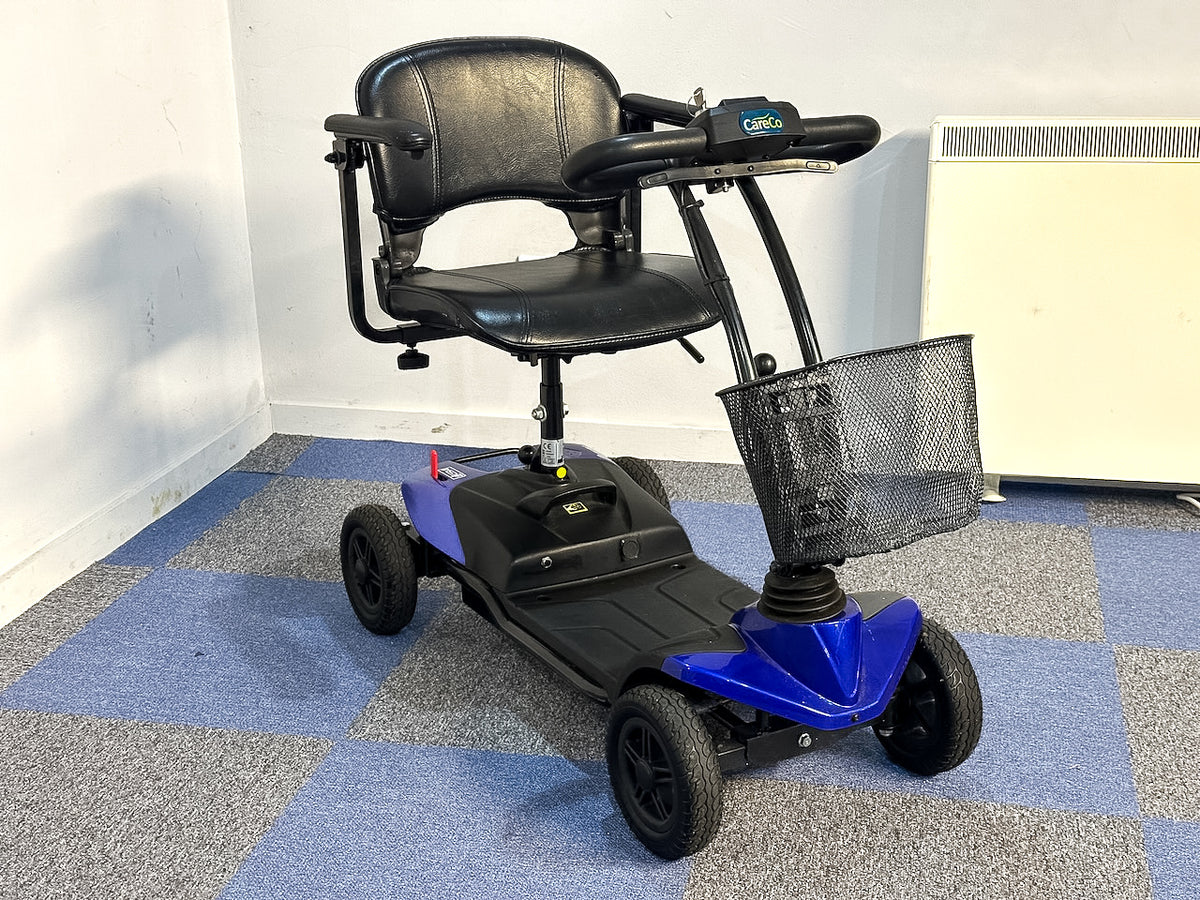 CareCo Dynamo Transportable Small Boot Mobility Scooter Blue Main image