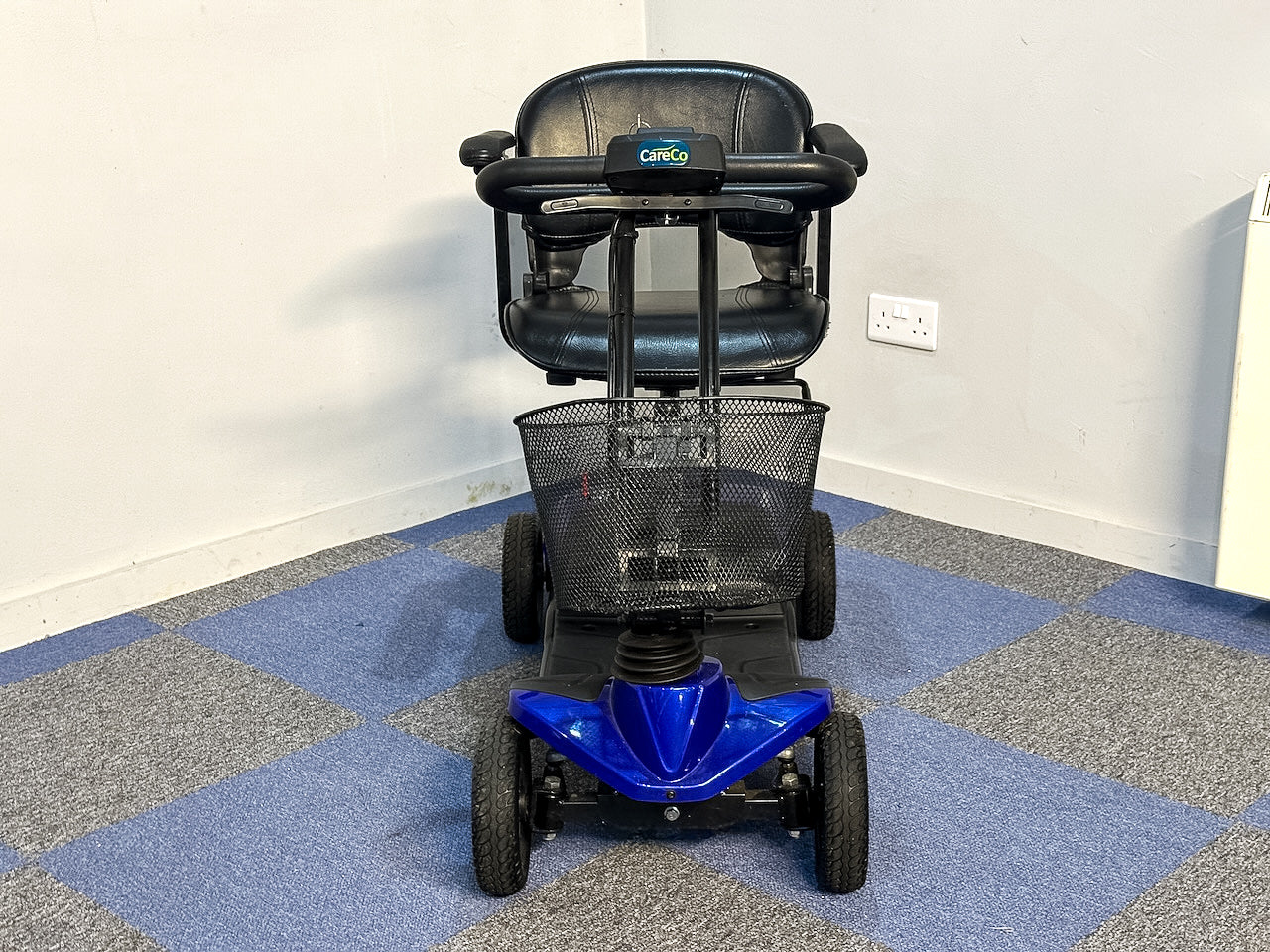 CareCo Dynamo Transportable Small Boot Mobility Scooter Blue