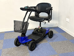 CareCo Dynamo Transportable Small Boot Mobility Scooter Blue