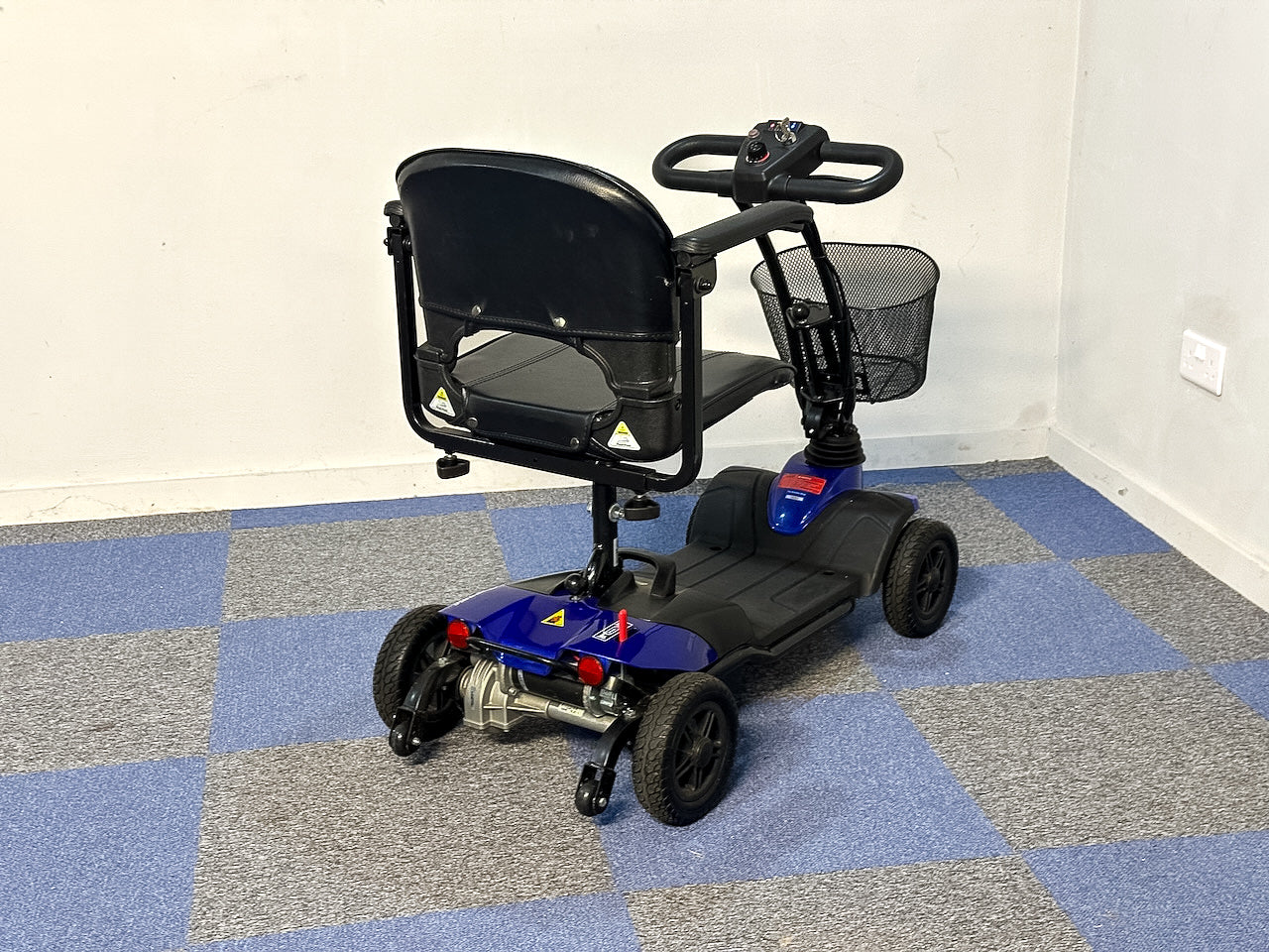 CareCo Dynamo Transportable Small Boot Mobility Scooter Blue