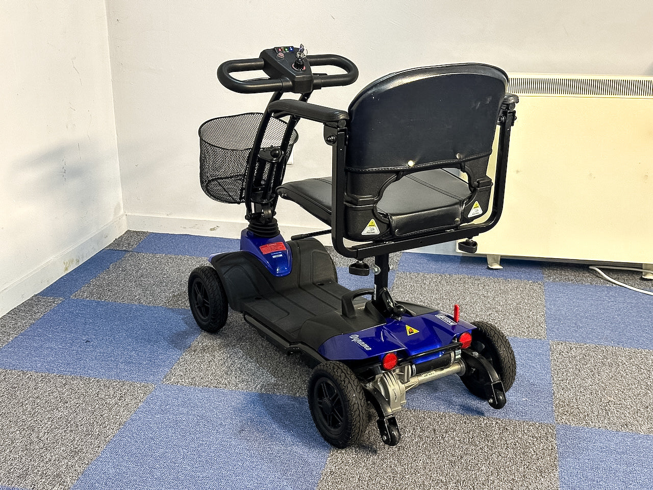 CareCo Dynamo Transportable Small Boot Mobility Scooter Blue