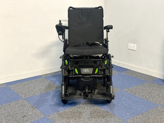 Quickie Q100 R Compact Indoor Outdoor Powerchair Wheelchair Green Trim Sunrise Medical