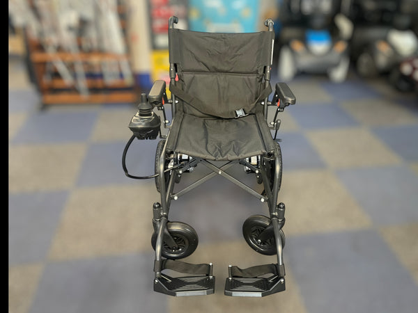 Black electric power wheelchair