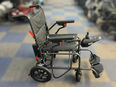 Black electric power wheelchair