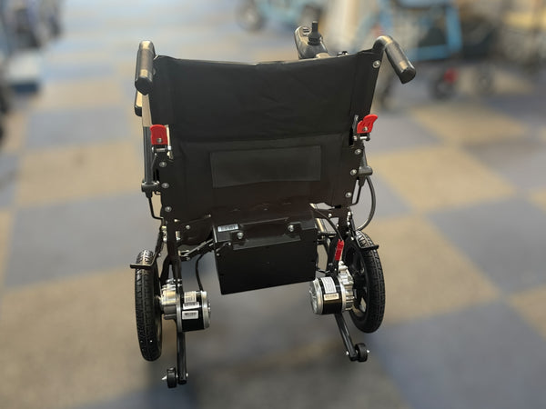 Black electric power wheelchair