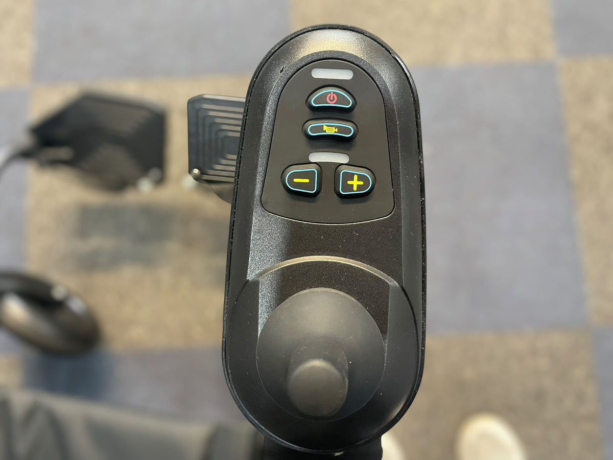 Black electric power wheelchair