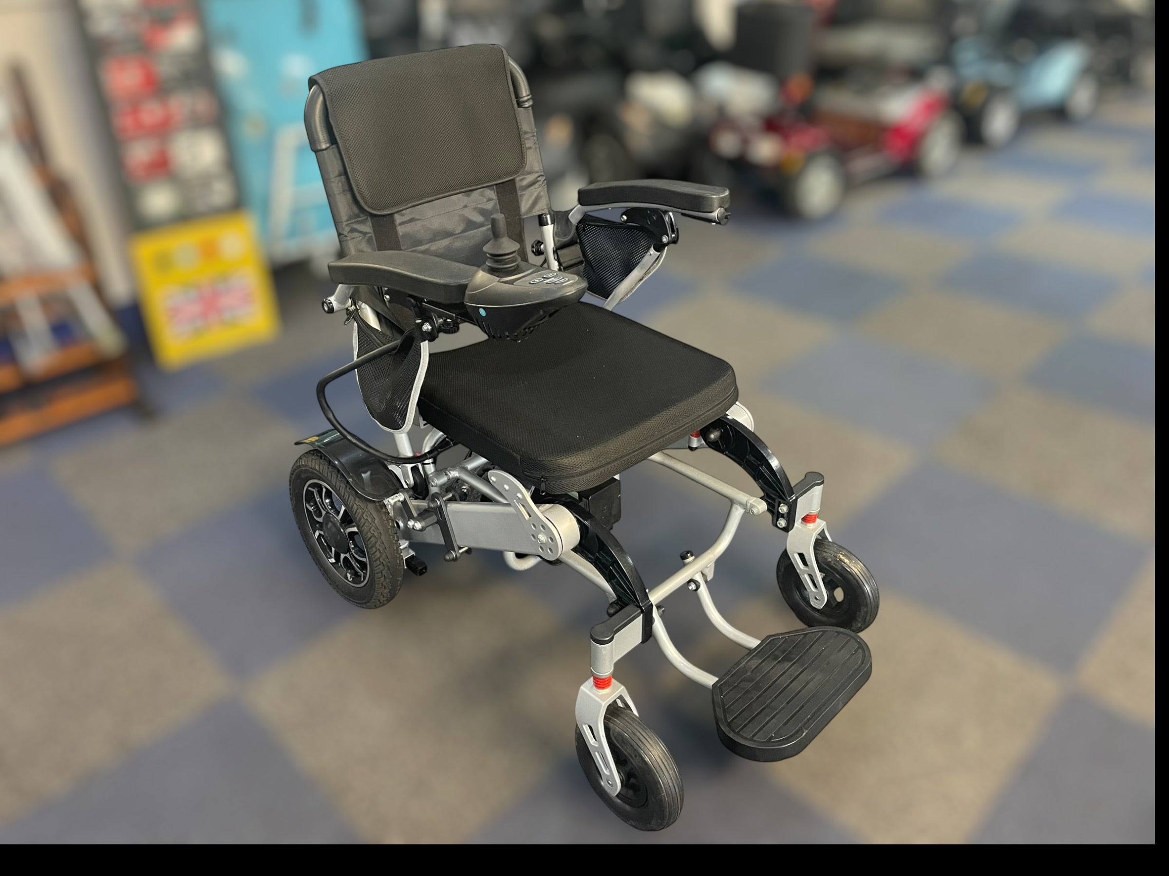 Silver power wheelchair W630 Secondary image