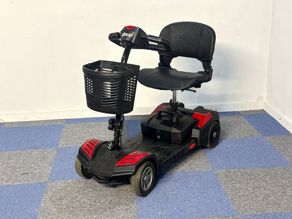 Scout Mobility Scooter Small Red Transportable Boot Lightweight 4mph Drive Devilbiss