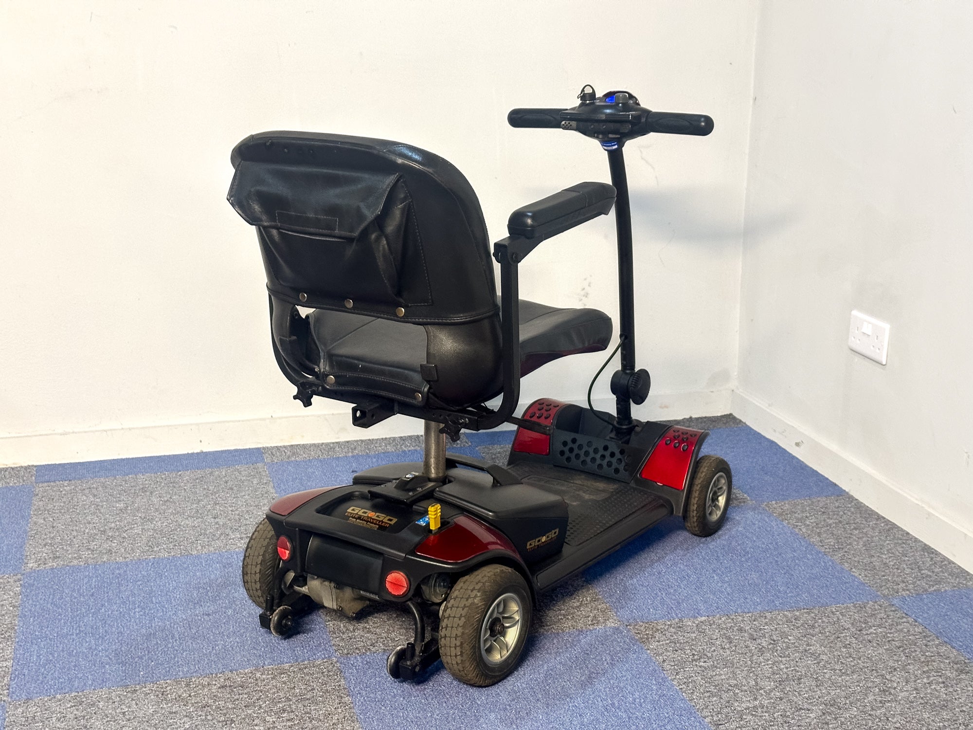 Pride GoGo Elite Traveller Used Mobility Scooter Small Transportable Car Boot Red