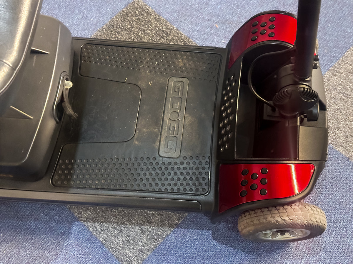 Pride GoGo Elite Traveller Used Mobility Scooter Small Transportable Car Boot Red