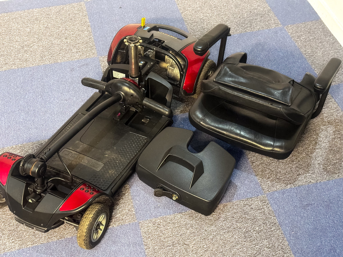 Pride GoGo Elite Traveller Used Mobility Scooter Small Transportable Car Boot Red
