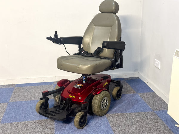 2014 Pride Jazzy Select 6 4mph MWD Powerchair Electric Wheelchair Red