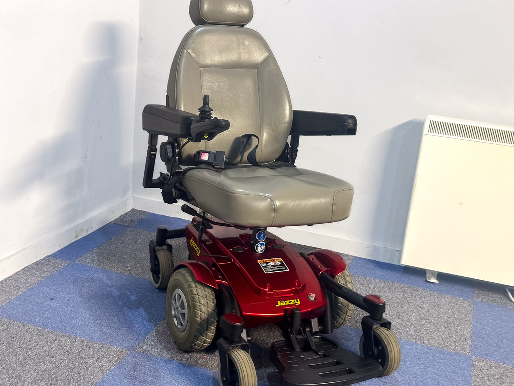 2014 Pride Jazzy Select 6 4mph MWD Powerchair Electric Wheelchair Red