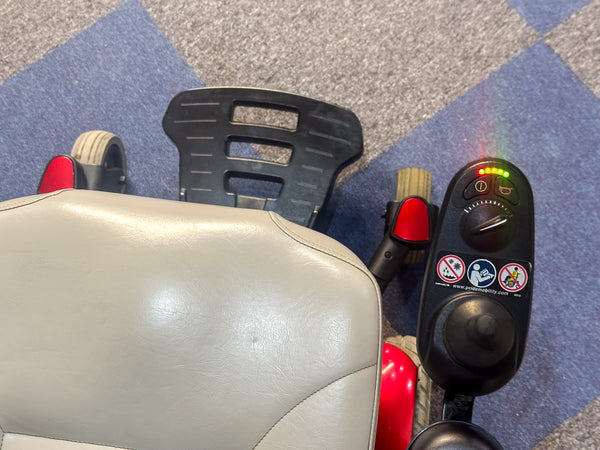 2014 Pride Jazzy Select 6 4mph MWD Powerchair Electric Wheelchair Red