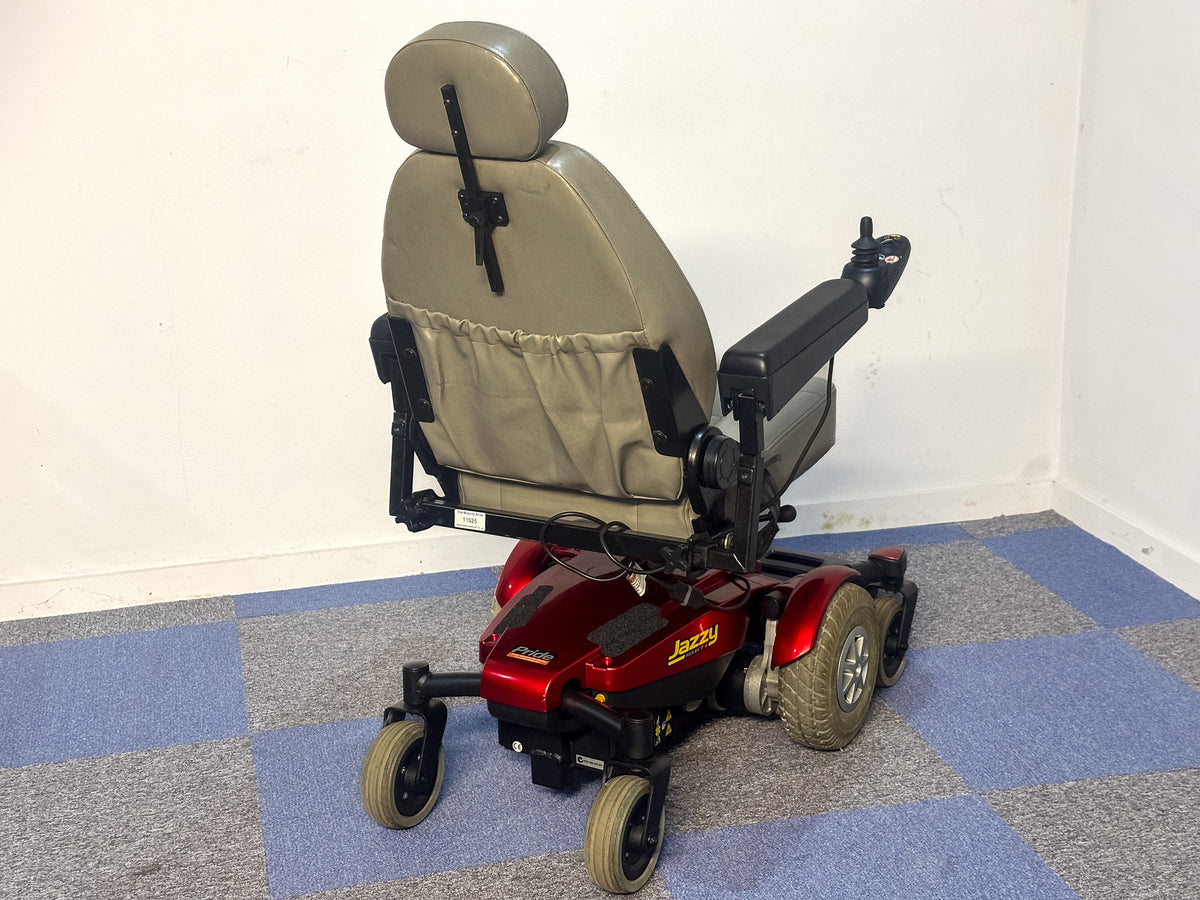 2014 Pride Jazzy Select 6 4mph MWD Powerchair Electric Wheelchair Red