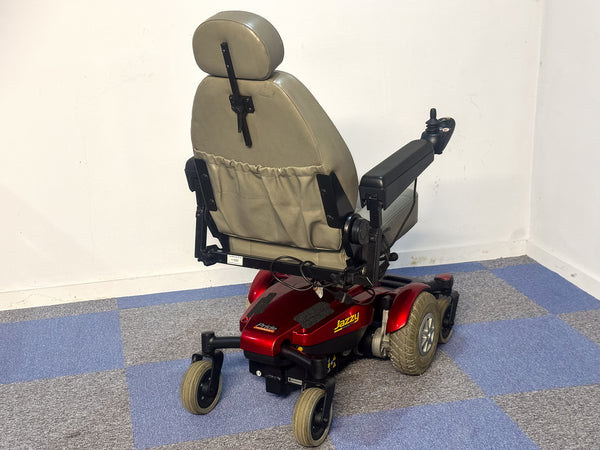 2014 Pride Jazzy Select 6 4mph MWD Powerchair Electric Wheelchair Red
