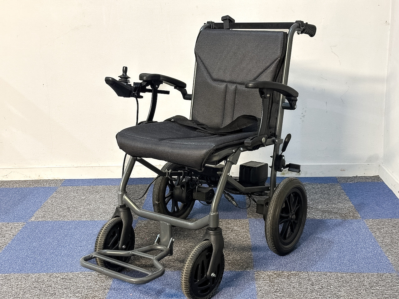 eFOLDi Powerchair Ultra Lightweight Electric Wheelchair Dual Attendant Control