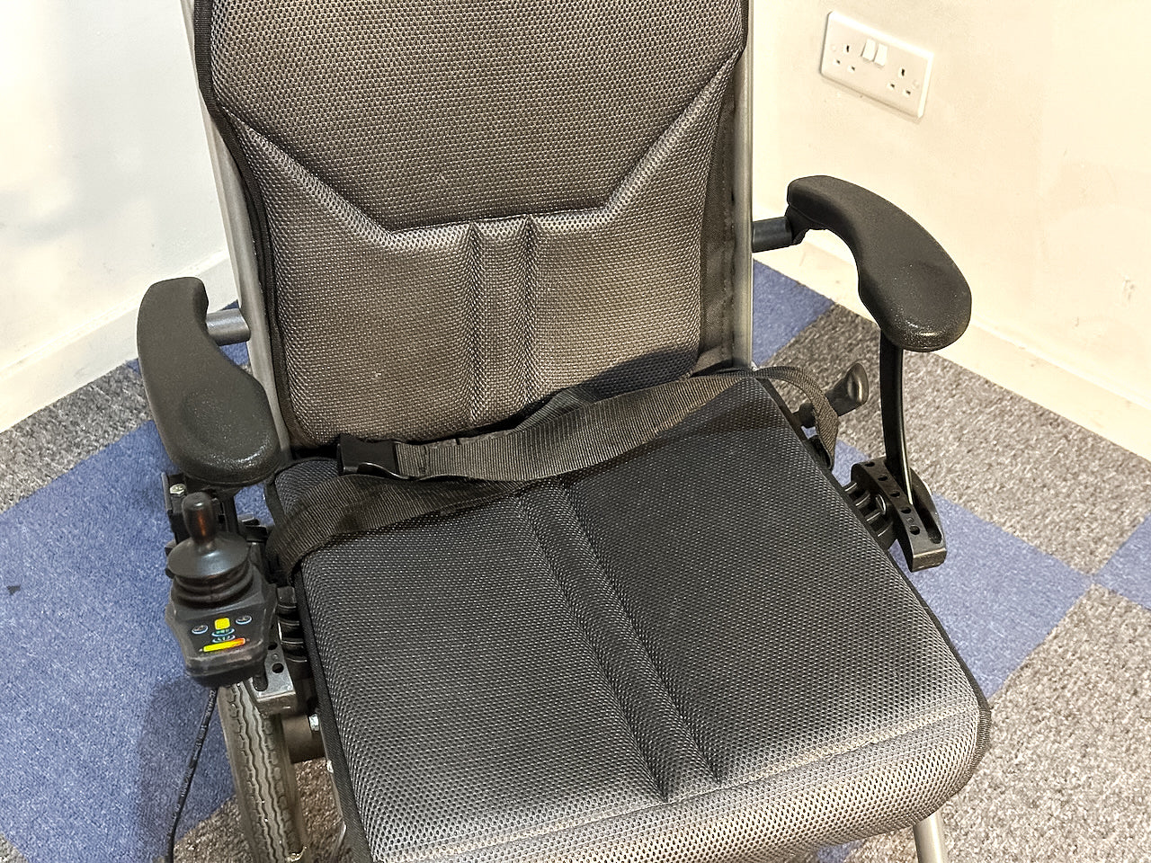 eFOLDi Powerchair Ultra Lightweight Electric Wheelchair Dual Attendant Control