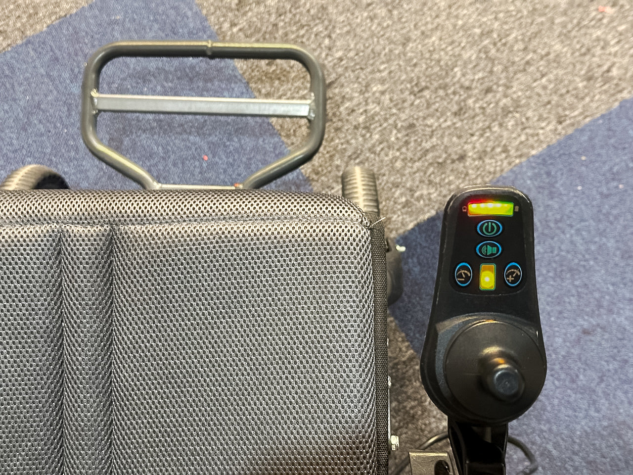 eFOLDi Powerchair Ultra Lightweight Electric Wheelchair Dual Attendant Control