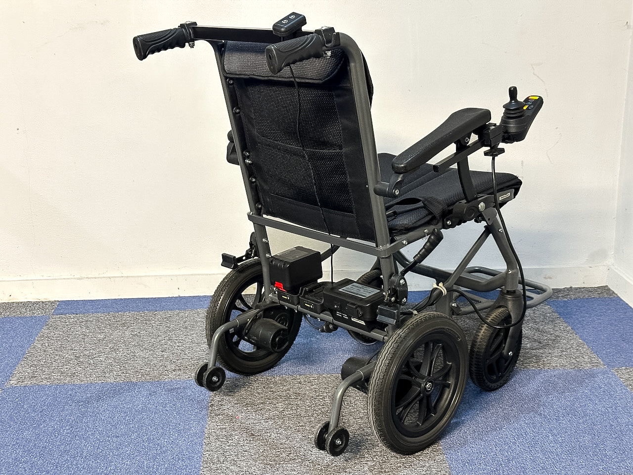 eFOLDi Powerchair Ultra Lightweight Electric Wheelchair Dual Attendant Control