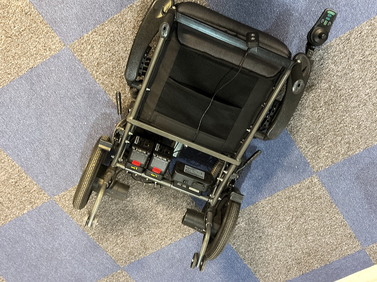 eFOLDi Powerchair Ultra Lightweight Electric Wheelchair Dual Attendant Control