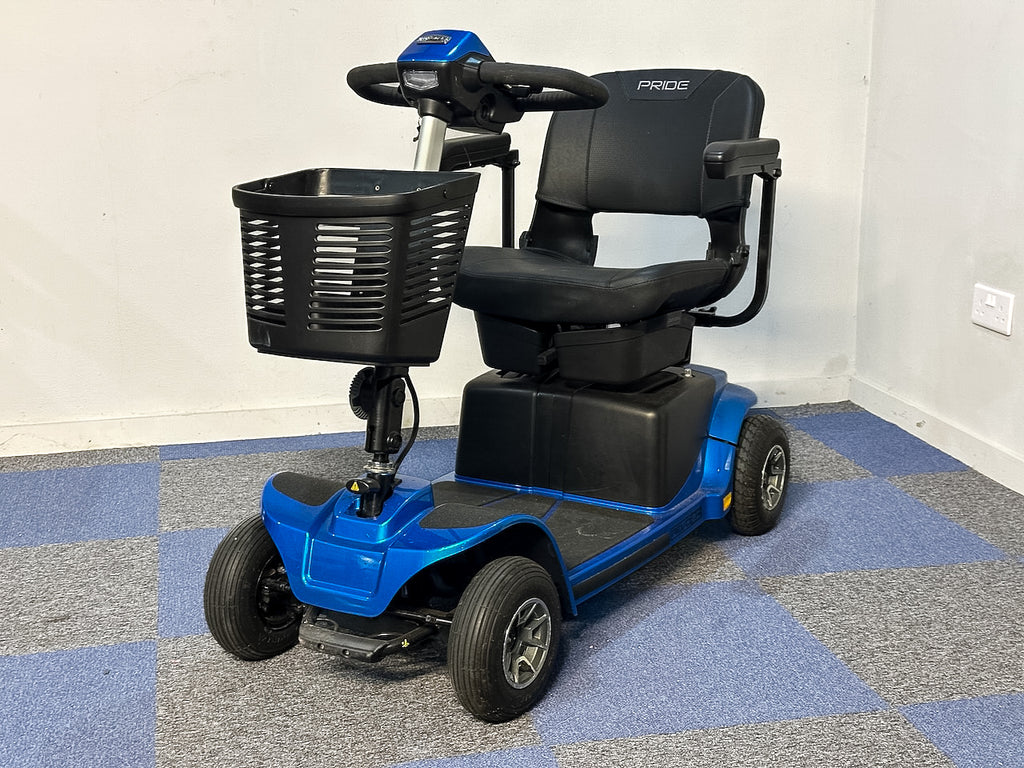 Pride Revo 2.0 4mph Mobility Scooter Transportable Boot Suspension Blue Immaculate