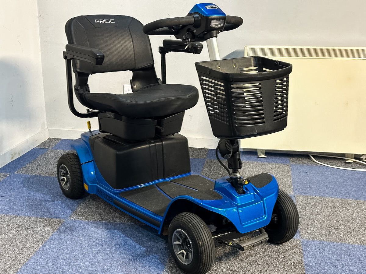 Pride Revo 2.0 4mph Mobility Scooter Transportable Boot Suspension Blue Immaculate Main image