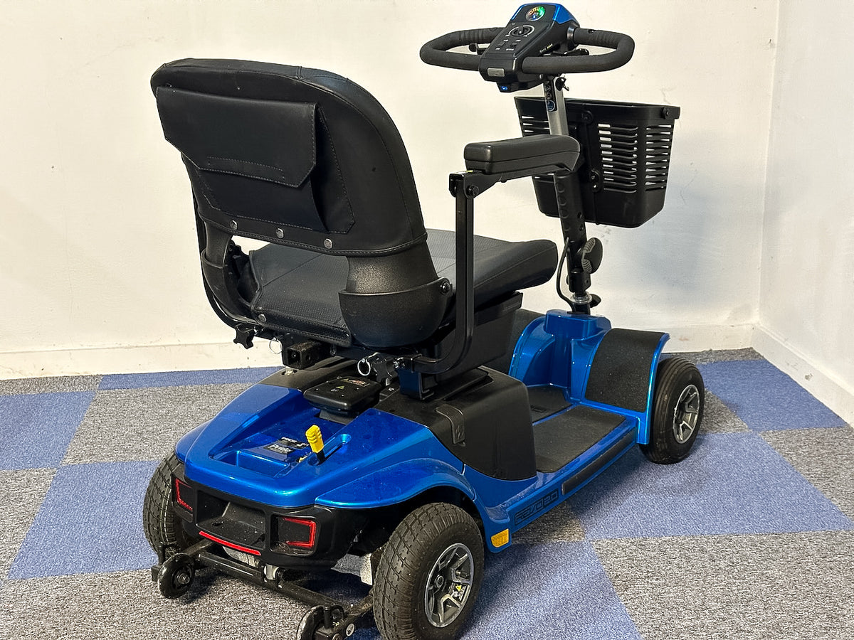 Pride Revo 2.0 4mph Mobility Scooter Transportable Boot Suspension Blue Immaculate
