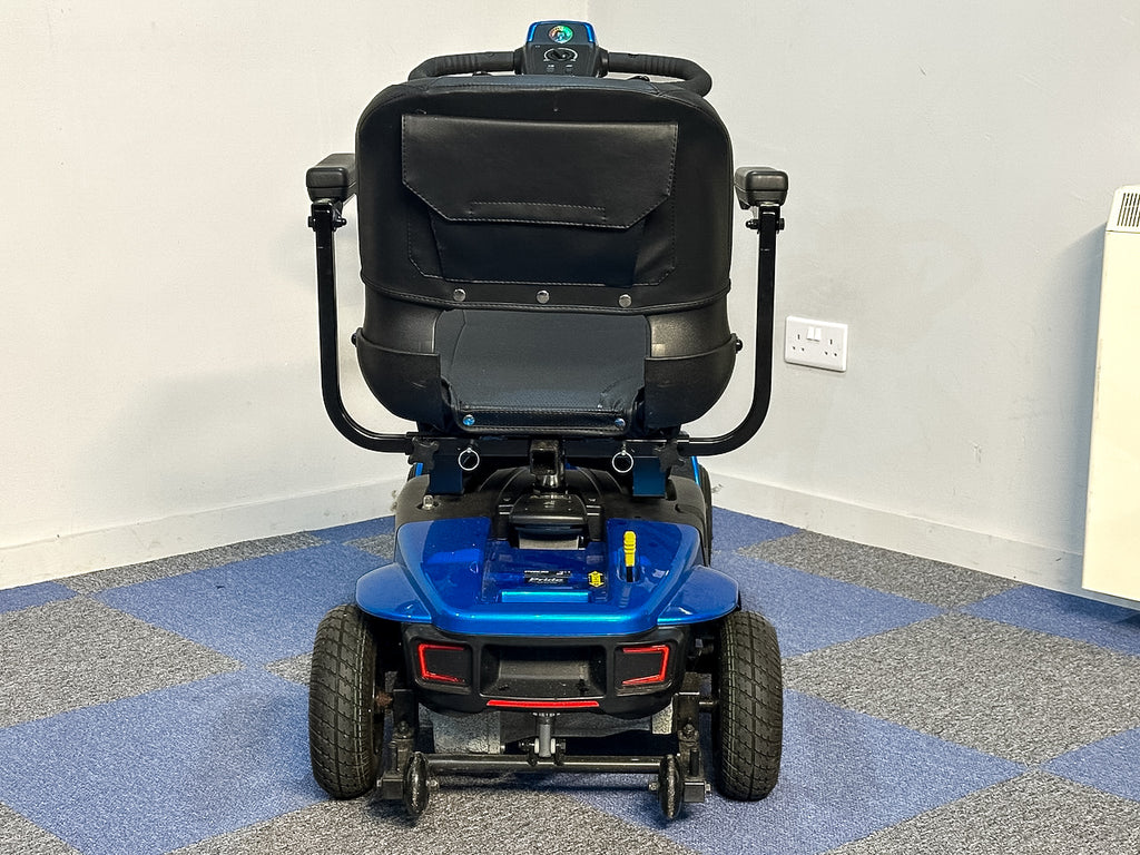 Pride Revo 2.0 4mph Mobility Scooter Transportable Boot Suspension Blue Immaculate