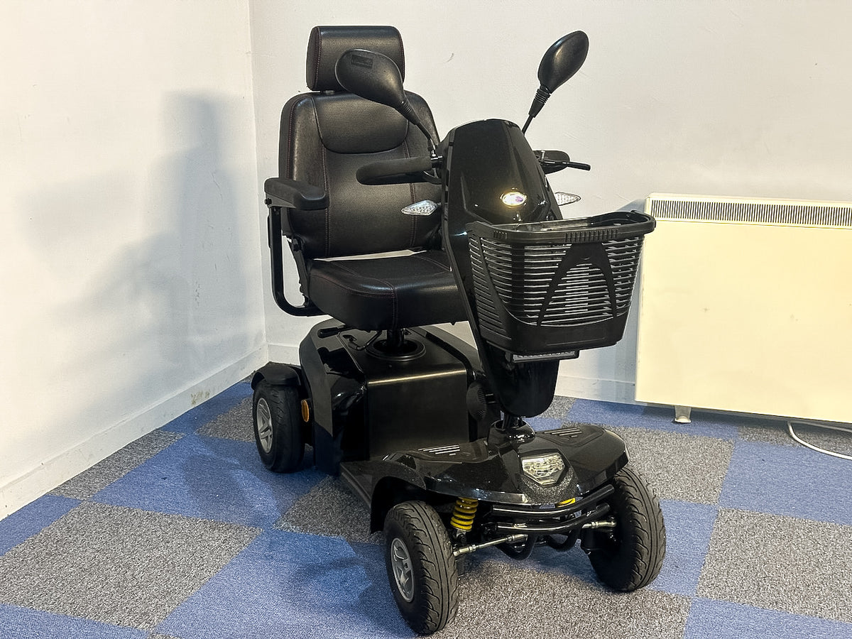 Kymco Komfy 8 Used Mobility Scooter Road Pavement Suspension 8mph Black Main image