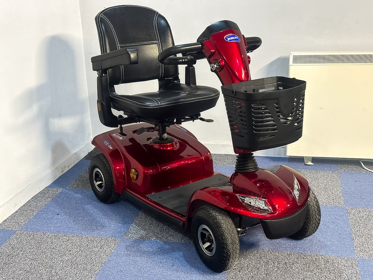 Leo Mobility Scooter Comfy Pavement Compact Invacare Red 4mph Main image
