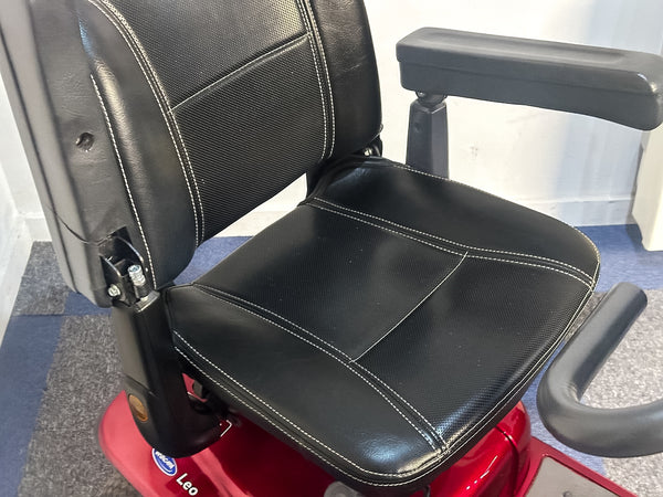 Leo Mobility Scooter Comfy Pavement Compact Invacare Red 4mph