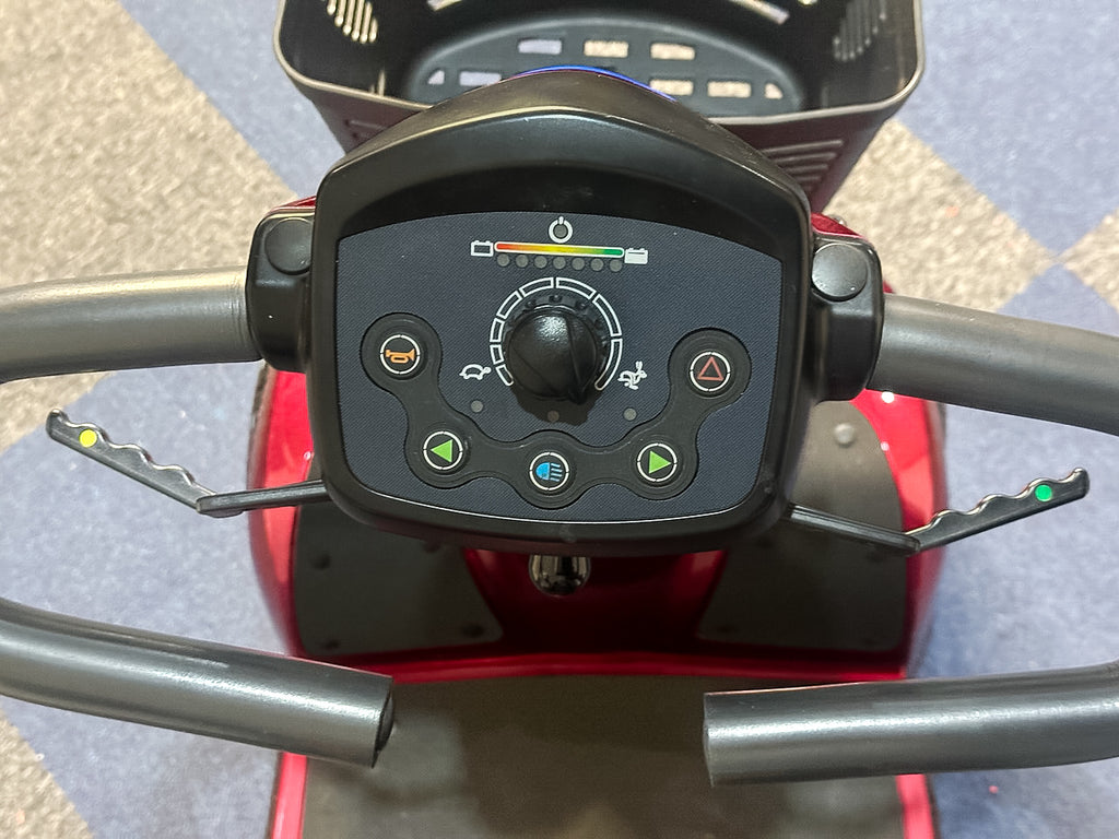 Leo Mobility Scooter Comfy Pavement Compact Invacare Red 4mph