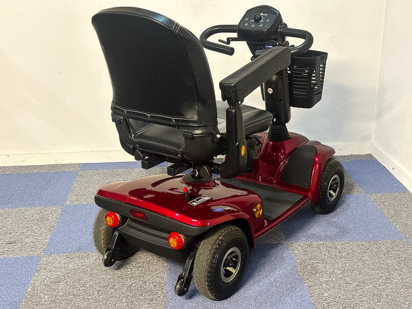Leo Mobility Scooter Comfy Pavement Compact Invacare Red 4mph