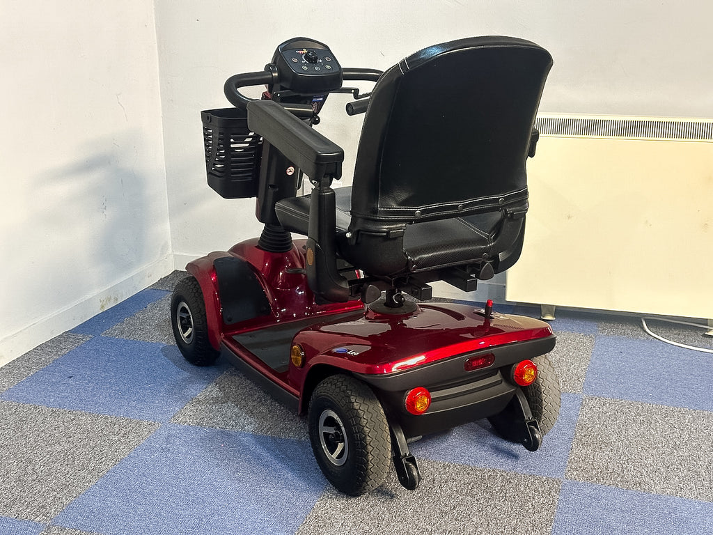 Leo Mobility Scooter Comfy Pavement Compact Invacare Red 4mph