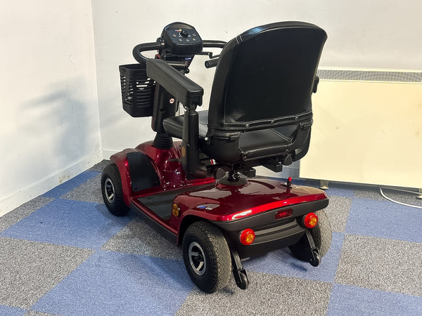Leo Mobility Scooter Comfy Pavement Compact Invacare Red 4mph