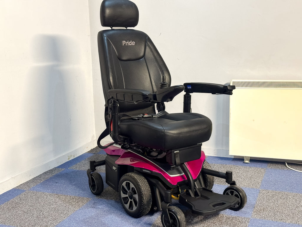 Pride Jazzy Air 2 Powerchair in Pink (2022) – Elevating Seat, New Batteries, Immaculate Condition