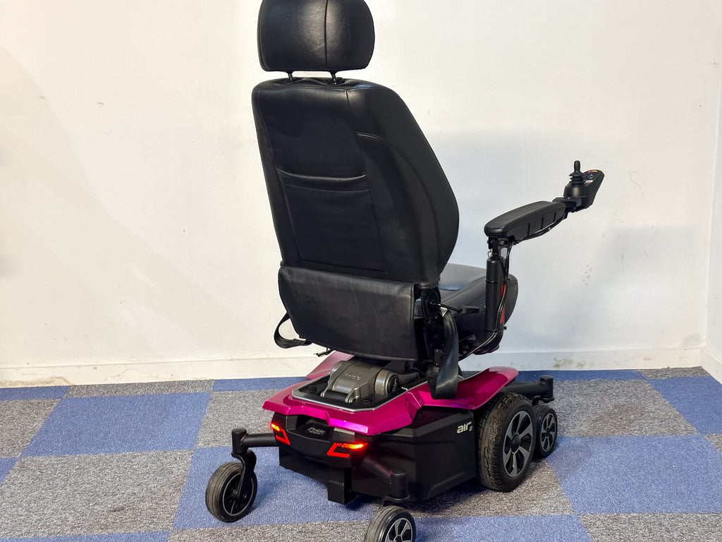 Pride Jazzy Air 2 Powerchair in Pink (2022) – Elevating Seat, New Batteries, Immaculate Condition