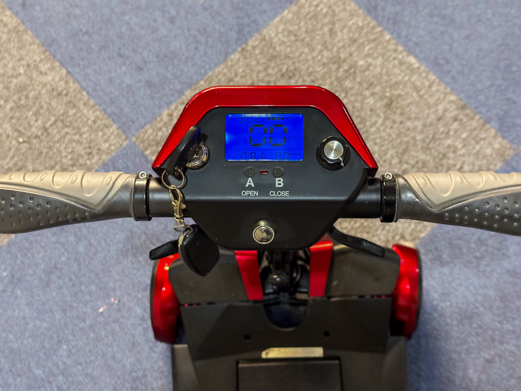 Used Flex 4 Wheel Autofold Mobility Scooter – Lithium Battery, Autofolding, Excellent Condition