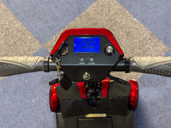 Used Flex 4 Wheel Autofold Mobility Scooter – Lithium Battery, Autofolding, Excellent Condition