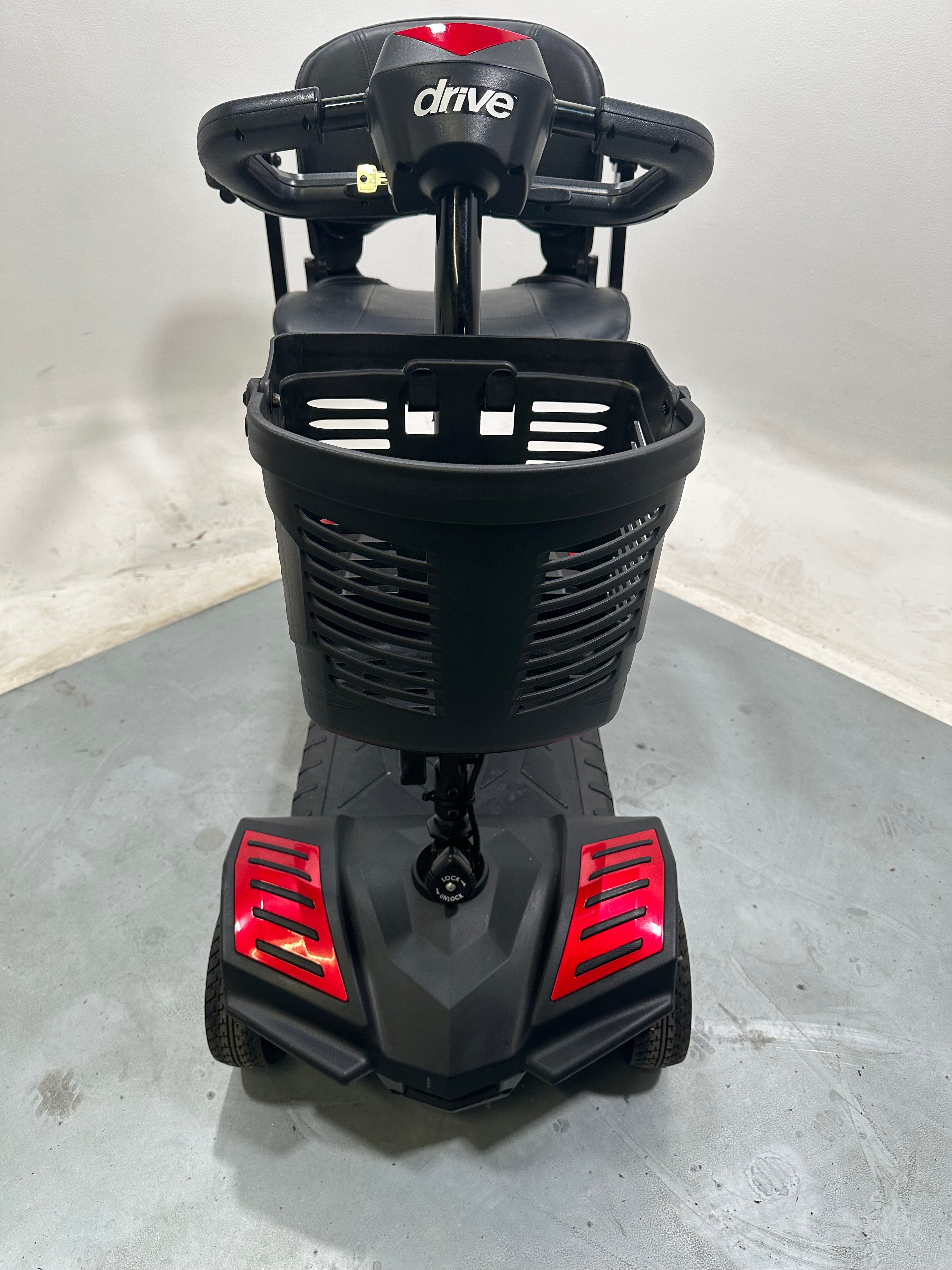 Drive Scout 4mph Transportable Boot Scooter in Red