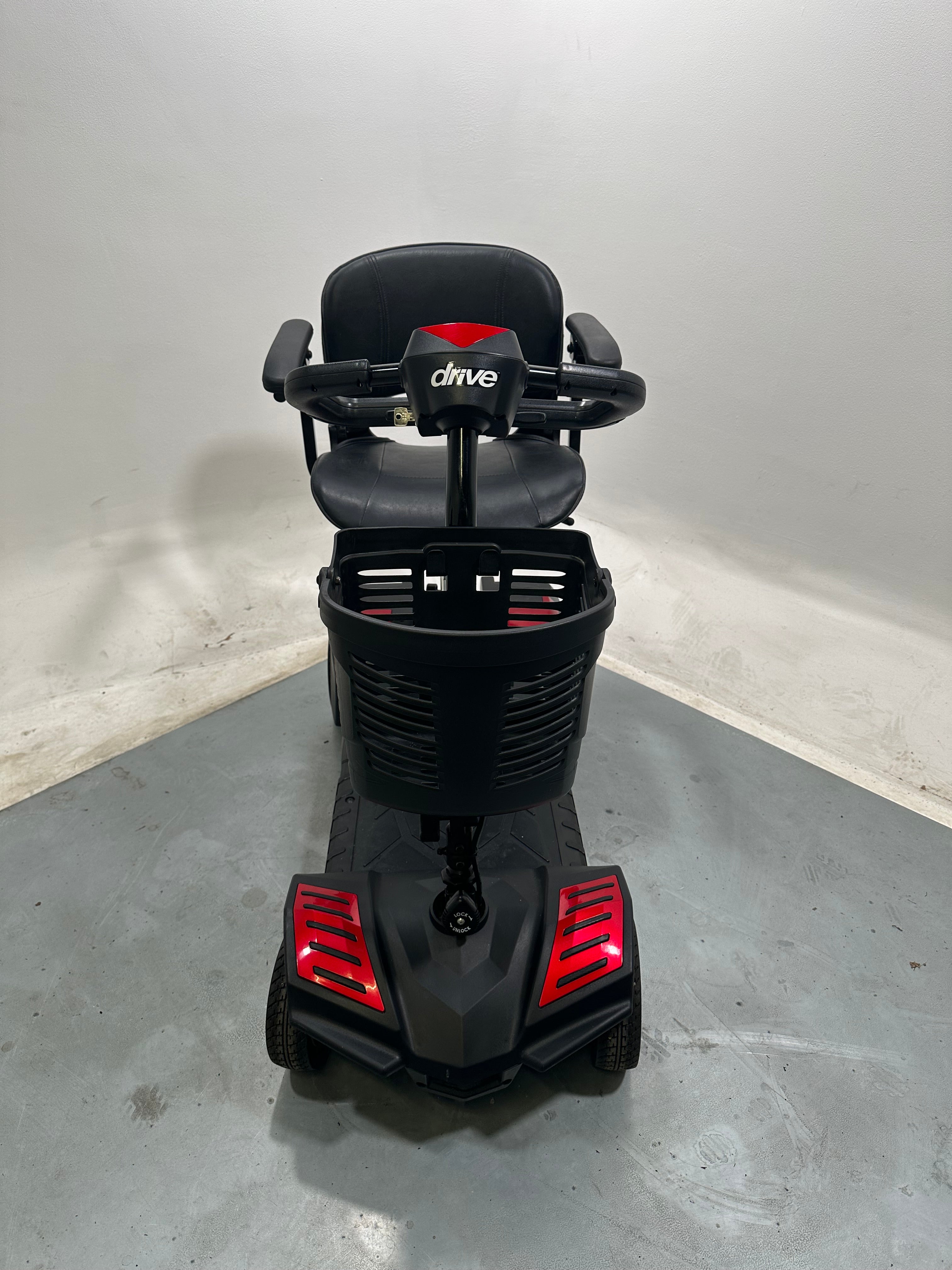 Drive Scout 4mph Transportable Boot Scooter in Red