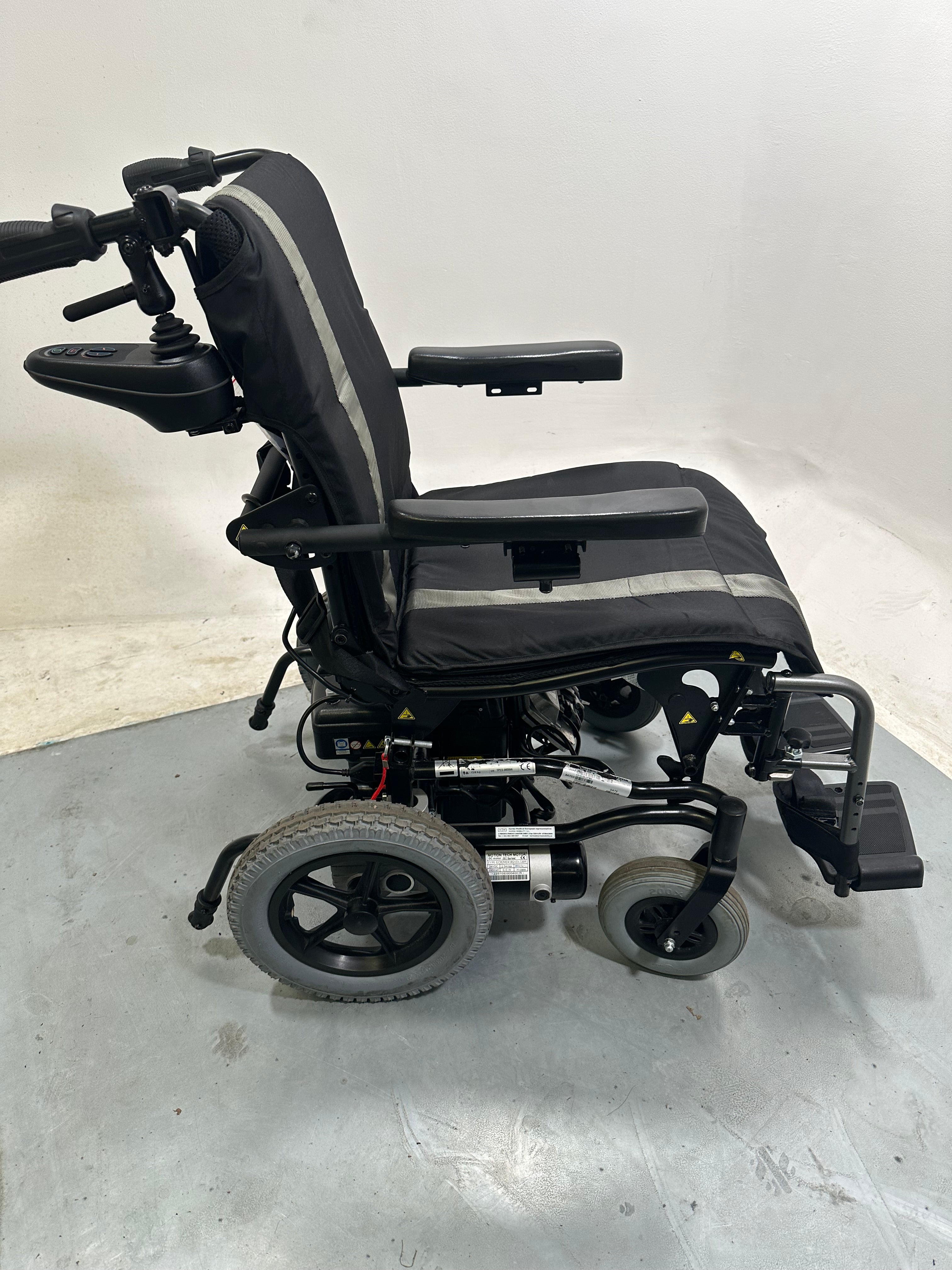 Karma Ergo Traveller Electric Wheelchair Attendant Powerchair Folding Transportable