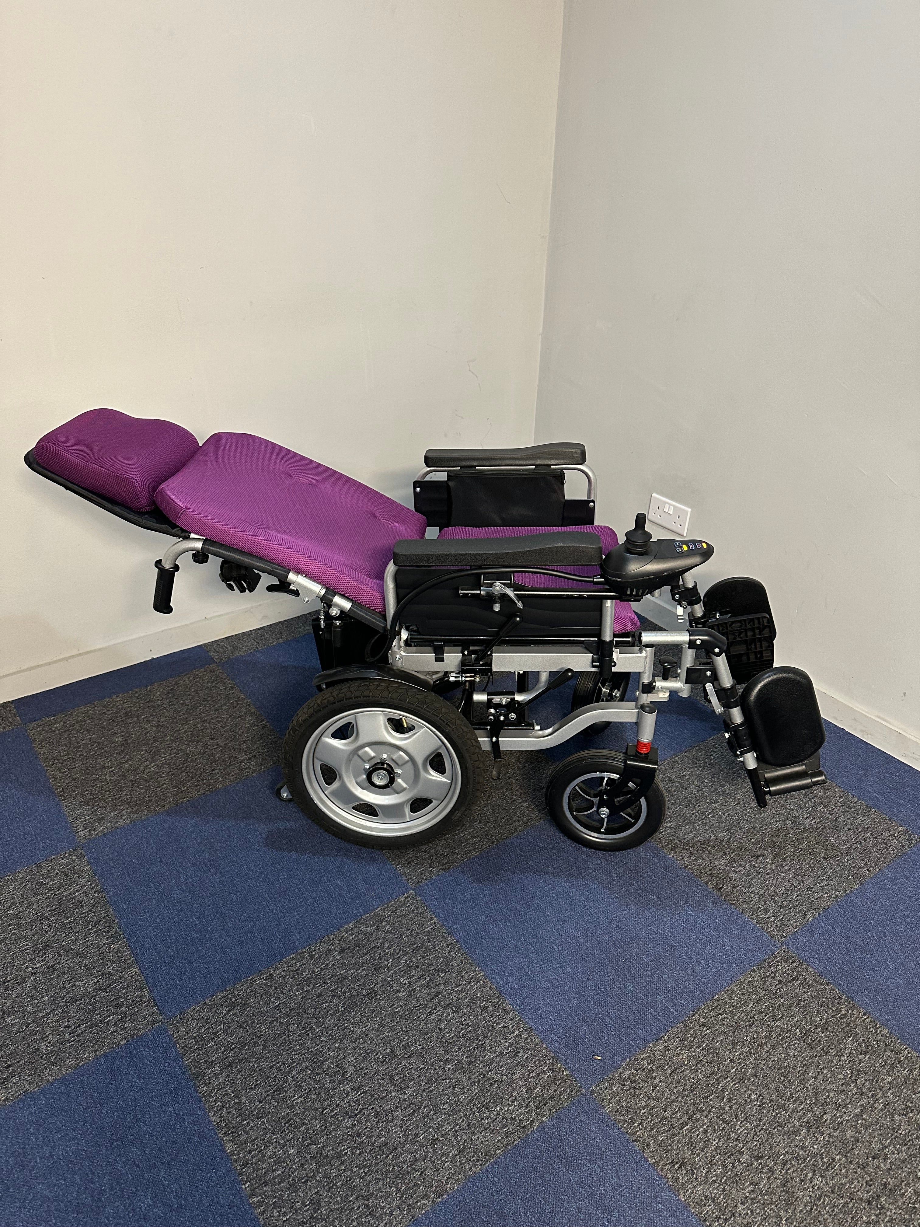 Traveller Electric Wheelchair Powerchair Folding Reclining Transportable