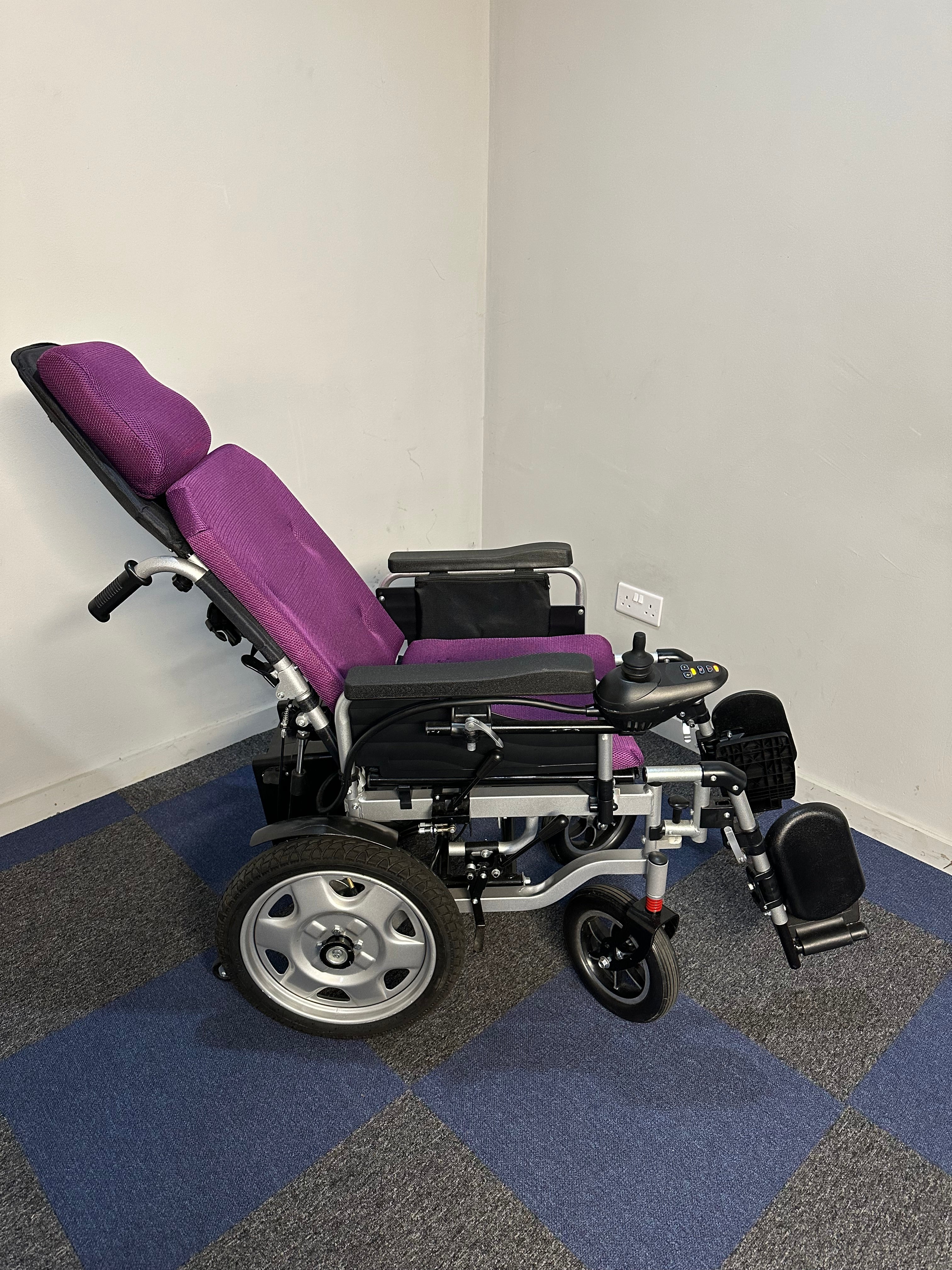 Traveller Electric Wheelchair Powerchair Folding Reclining Transportable