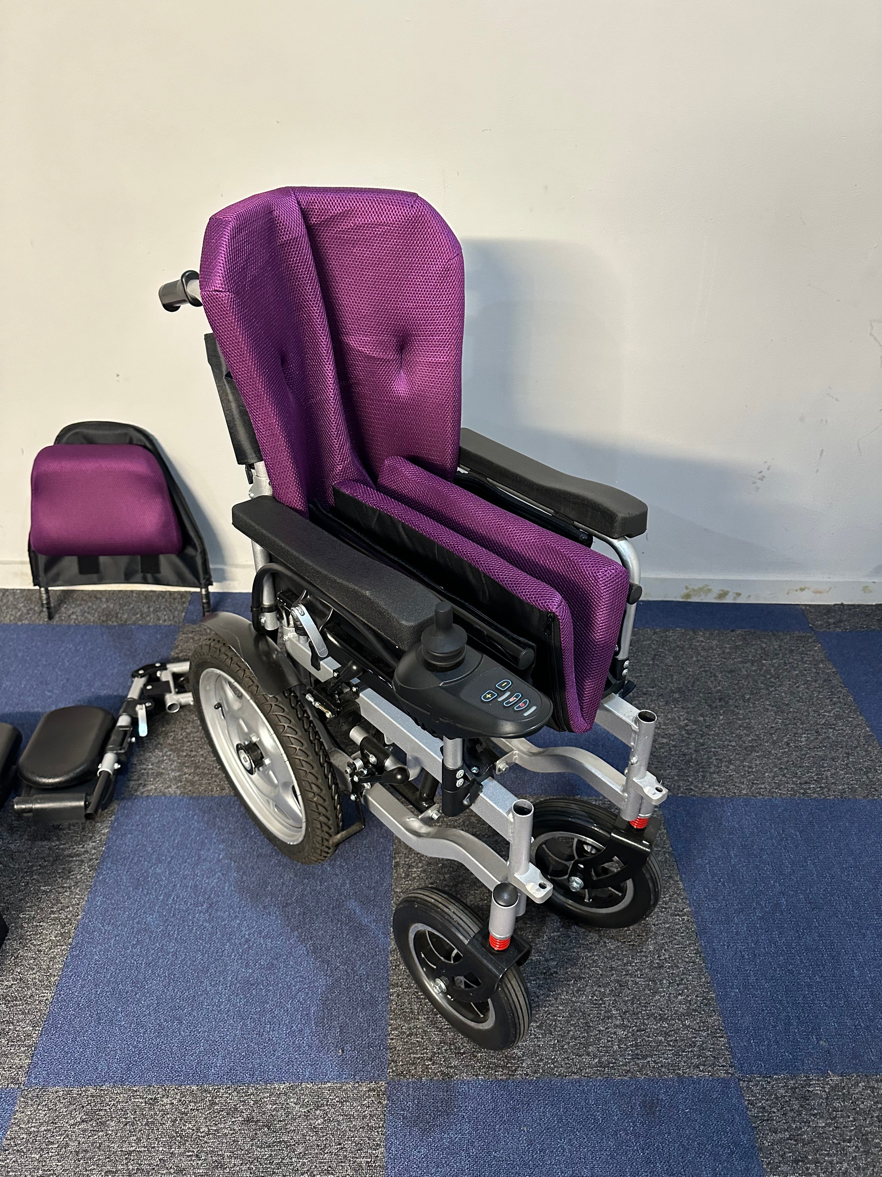 Traveller Electric Wheelchair Powerchair Folding Reclining Transportable