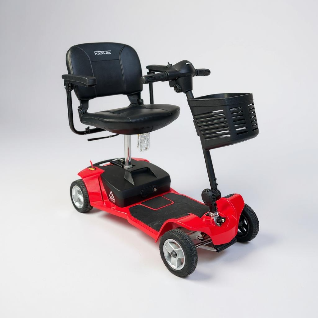 Pride Apex Alumalite Ultimate Lightweight Travel Scooter Aluminium Red Used Excellent Conition Main image