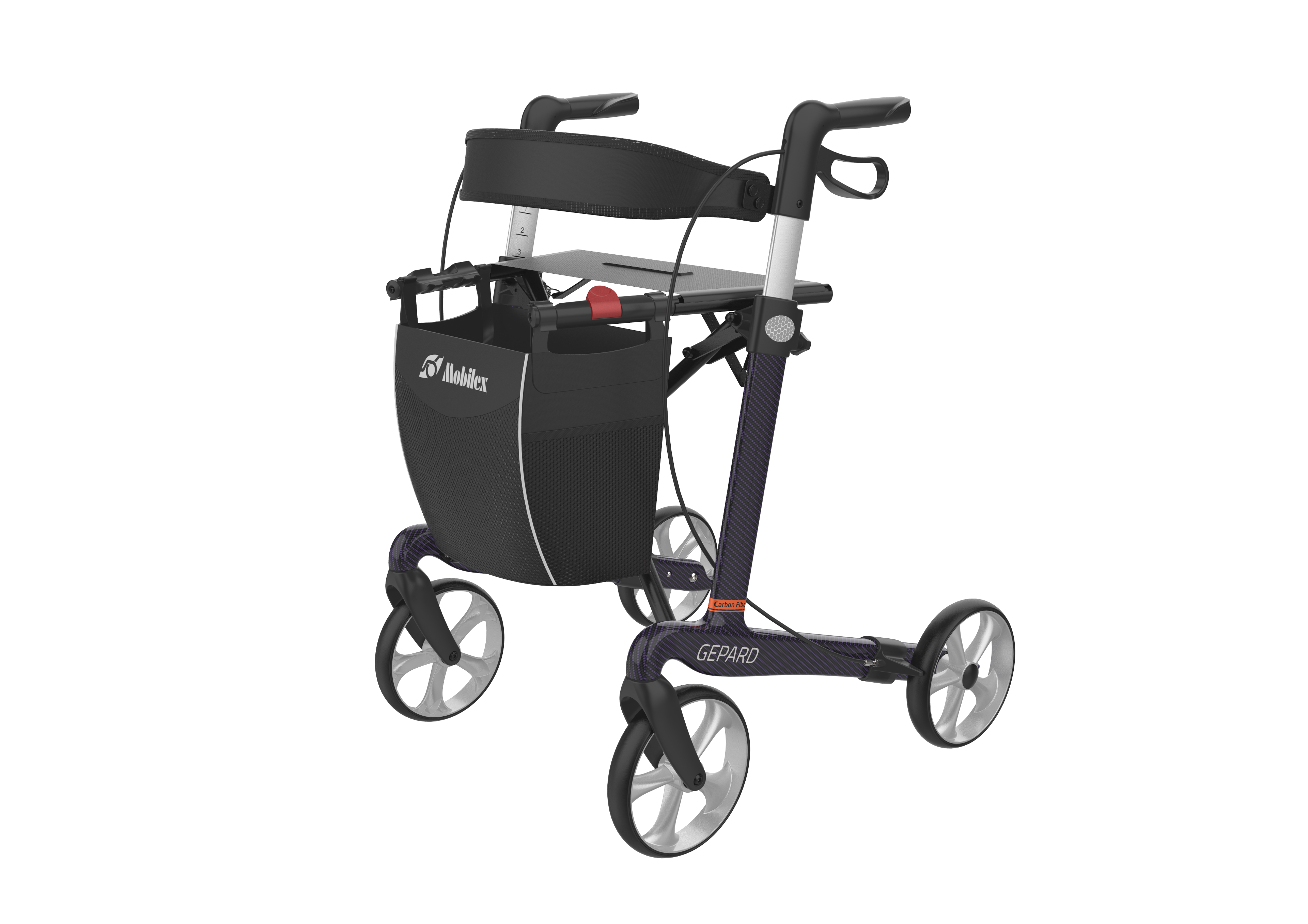 Gepard Carbon Fibre Rollator - Ultra-Light and Stylish