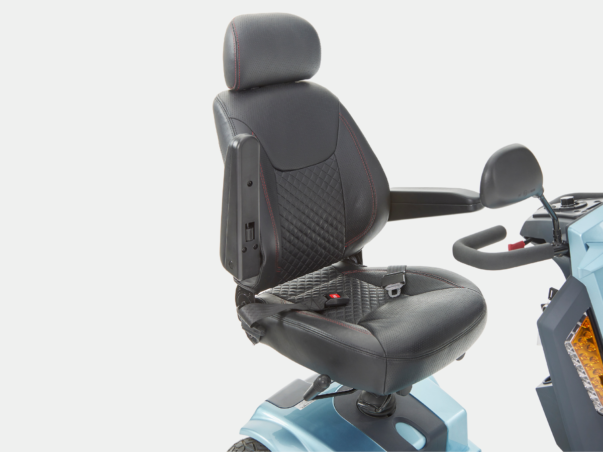 Motion Healthcare Xcite Mobility Scooter – 8mph Road Scooter with Suspension