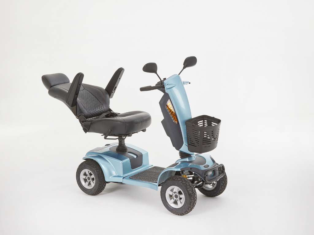 Motion Healthcare Xcite Mobility Scooter – 8mph Road Scooter with Suspension